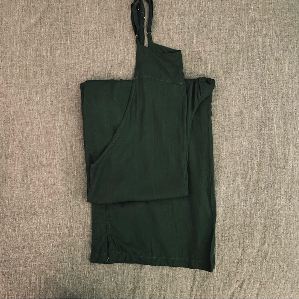 Slouchy wide leg jumpsuit/overalls